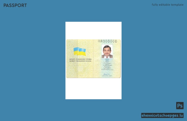 Ukraine-Pass 1992-2016 – Beispielvorschau